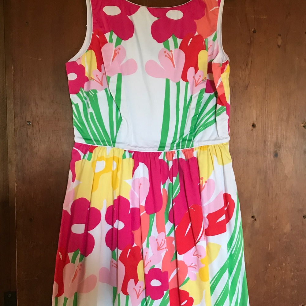 Lilly Pulitzer Multicolor Floral Sleeveless Midi Dress